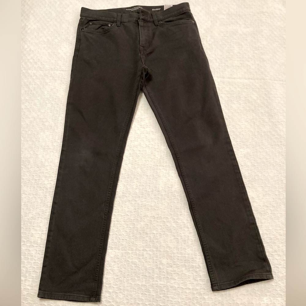 Banana Republic Travelers Pants, gray, 32x32